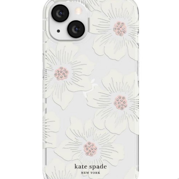 Kate Spade New York Apple iPhone 13 PRO Protective Case - Hollyhock Floral - Picture 4 of 6